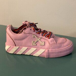 Girls Pink Low Top Vulcanized Sneakers by Off-White -- Size 31 US 13.5 EUC